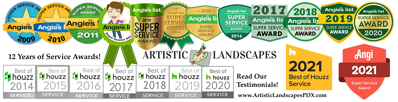 Artistic Landscapes Service Awards - 12 Years