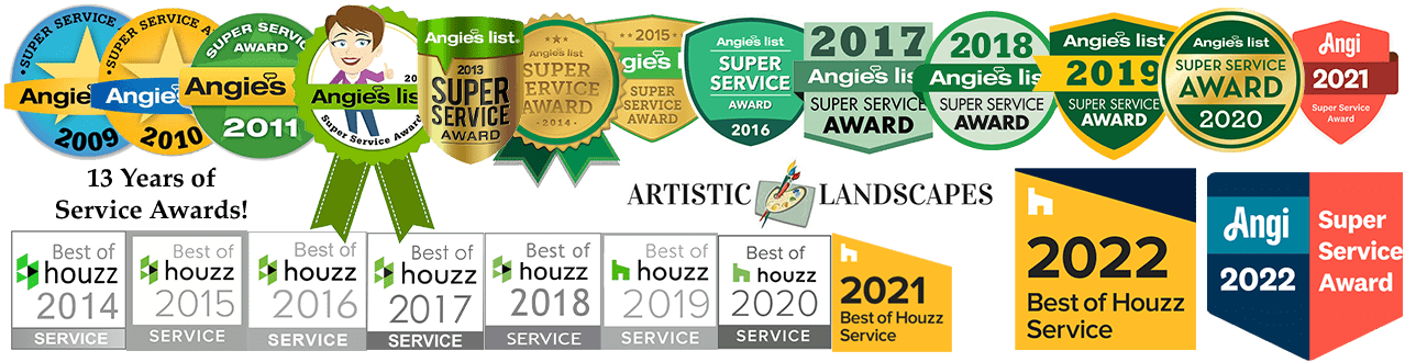 Artistic Landscapes Service Awards - 12 Years